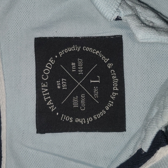Native Code mens polo - Picture 5 of 8
